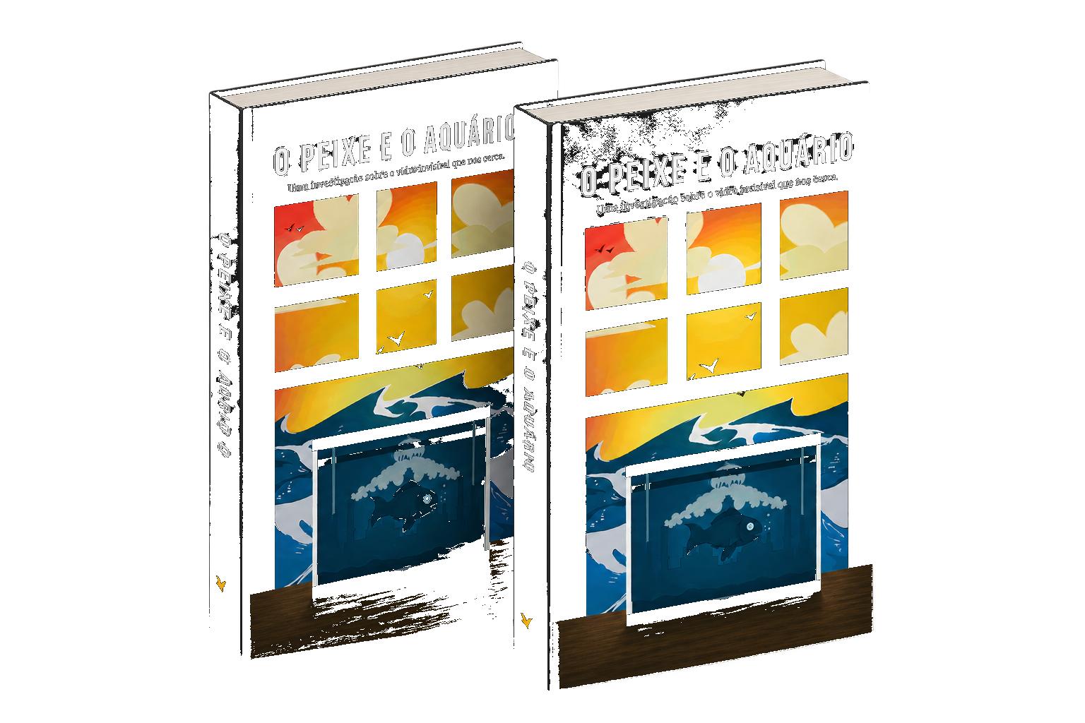 Capa do livro O Peixe e o Aquário